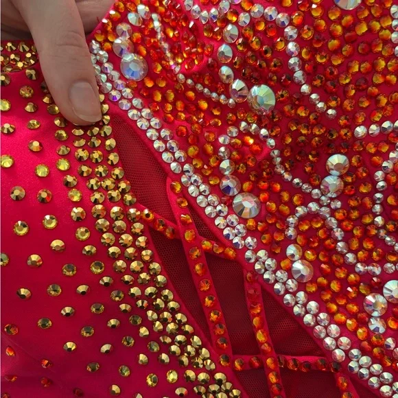 Latin Rhythm Competition Dress - Picture 6 of 10